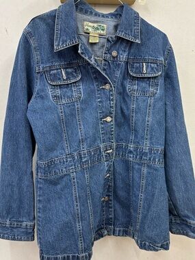 Havana Jack’s Cafe denim jacket women size large